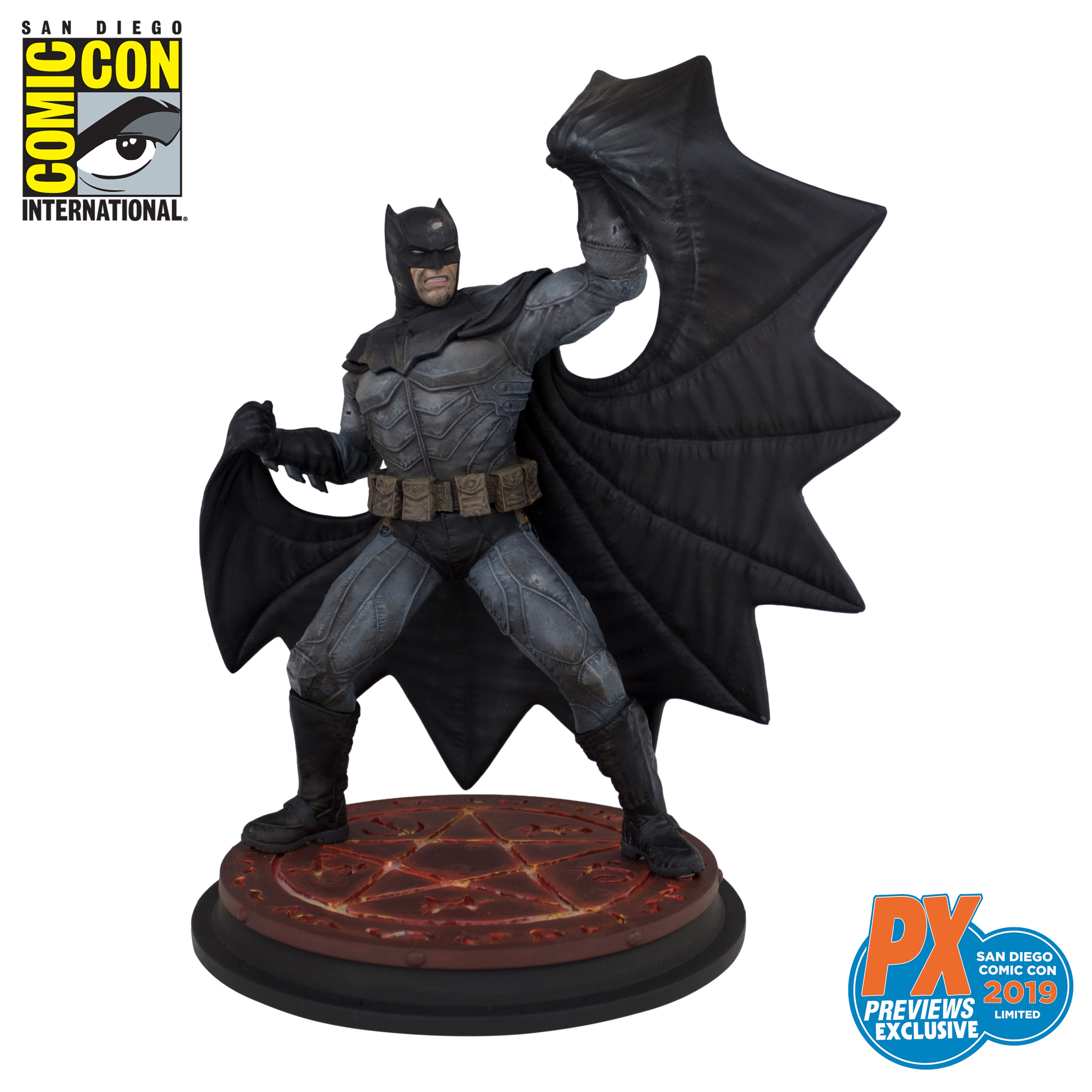 SDCC 2019 Comic Con Exclusive Batman Damned Limited Edition Collectible Statue - Perfect for DC Fans, Home Display & Comic Book Collections