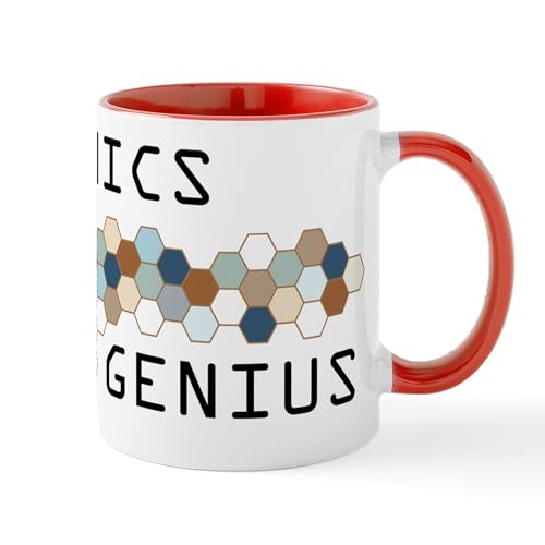 White/Red Inside - Economics Genius Mug