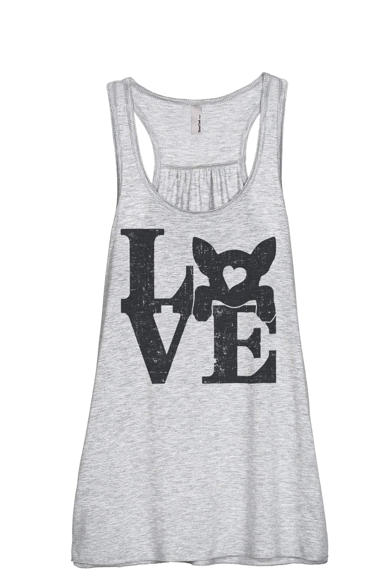 Chihuahua Lover Women's Sleeveless Racerback Tank Top - Cute Dog Print Summer Casual Wear for Dog Moms & Pet Lovers