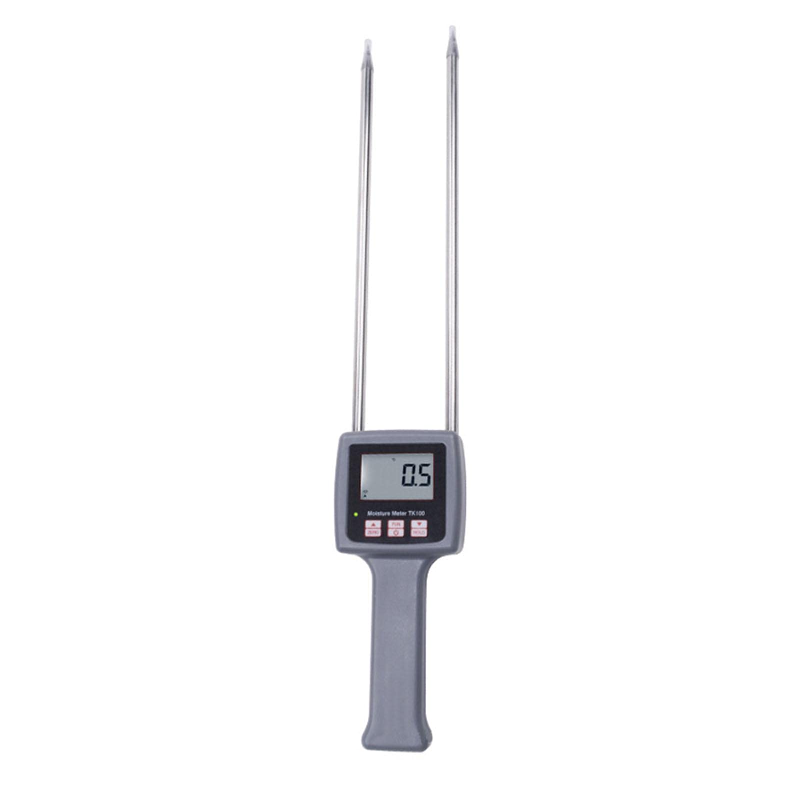 Digital Moisture Meter for Cement, Mortar, Hay, Cereal & Grass - Portable Handheld Humidity Tester for Straw, Forage, Leymus Chinensis & Emperor Bamboo | Ideal for Construction, Agriculture & Fiber Testing