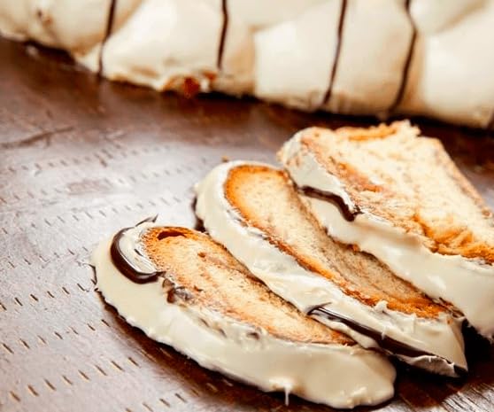 Premium TERKENLIS TSOUREKI Easter Bread with Chestnut Cream Filling - 440g Traditional Greek Sweet Bread for Easter Celebrations, Holiday Gifts & Family Gatherings