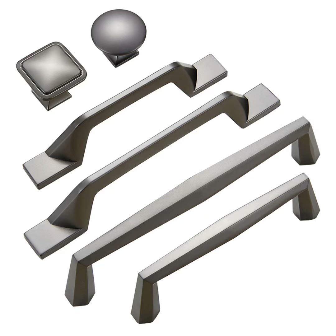 Modern Cabinet Handles 10-Pack - Dresser & Closet Door Pulls for Home Decor
