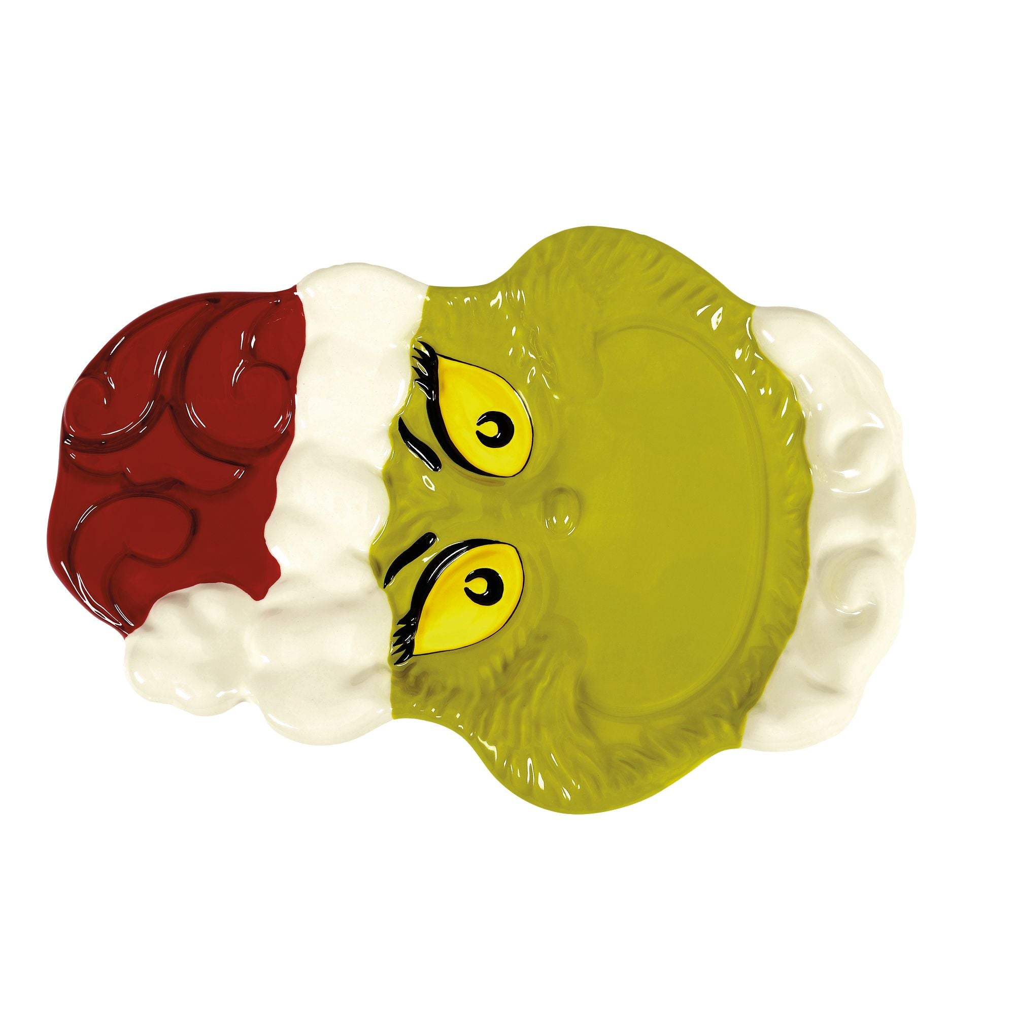 Grinch Cookie Platter Set - Christmas Party Serving Tray for Holiday Cookies, Desserts & Treats - Perfect for Xmas Gatherings, Cookie Exchanges & Festive Celebrations