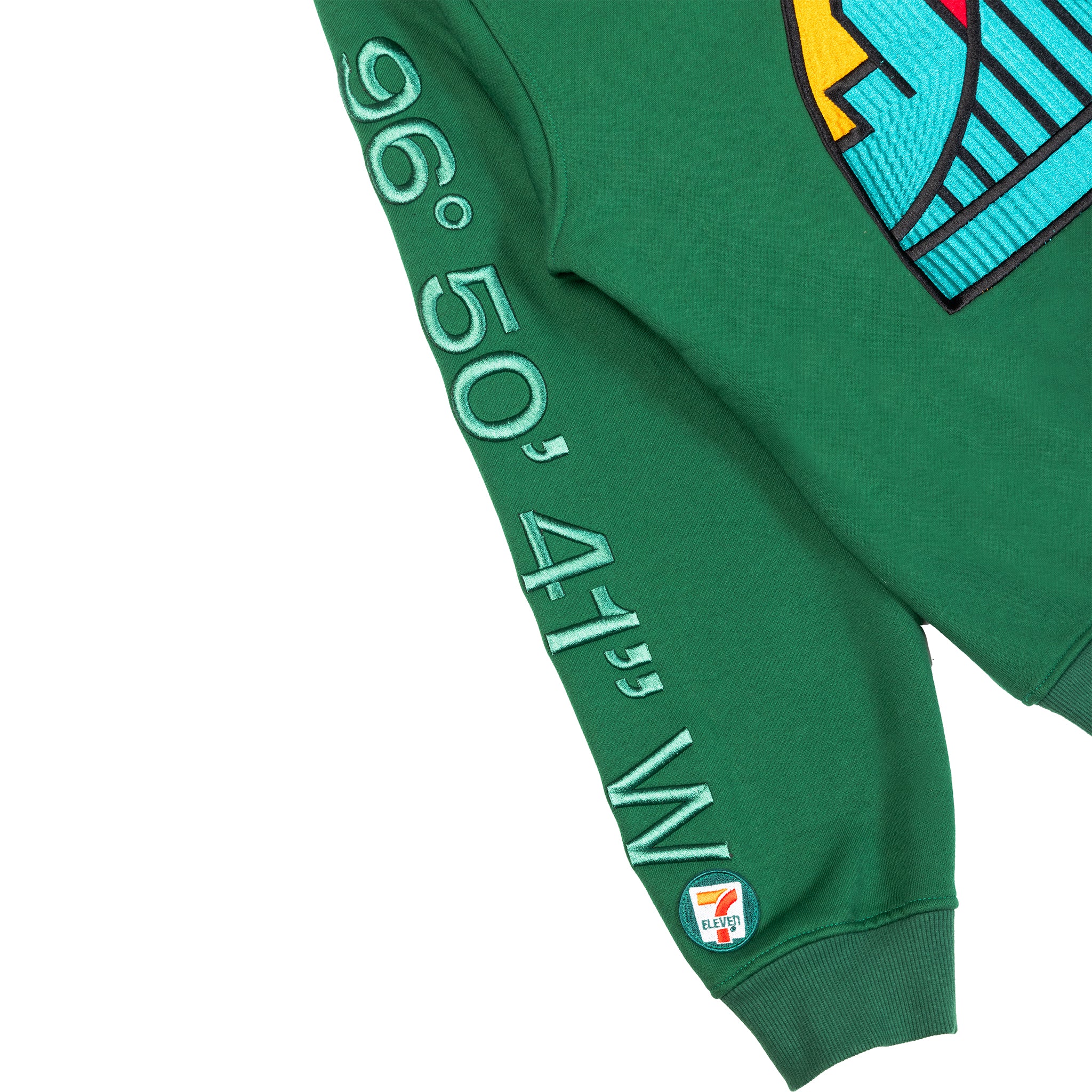 7 Eleven® x By Way Of Dallas Coordinates Fleece Crewneck Sweatshirt - Cozy Unisex Pullover for Streetwear & Casual Outfits | Perfect for Layering, Winter Wear & Everyday Comfort