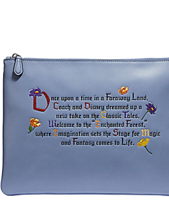 Coach Disney X Large Clutch 30 With Once Upon A Time Print - Stylish Crossbody Bag for Women, Perfect for Parties, Travel & Everyday Use