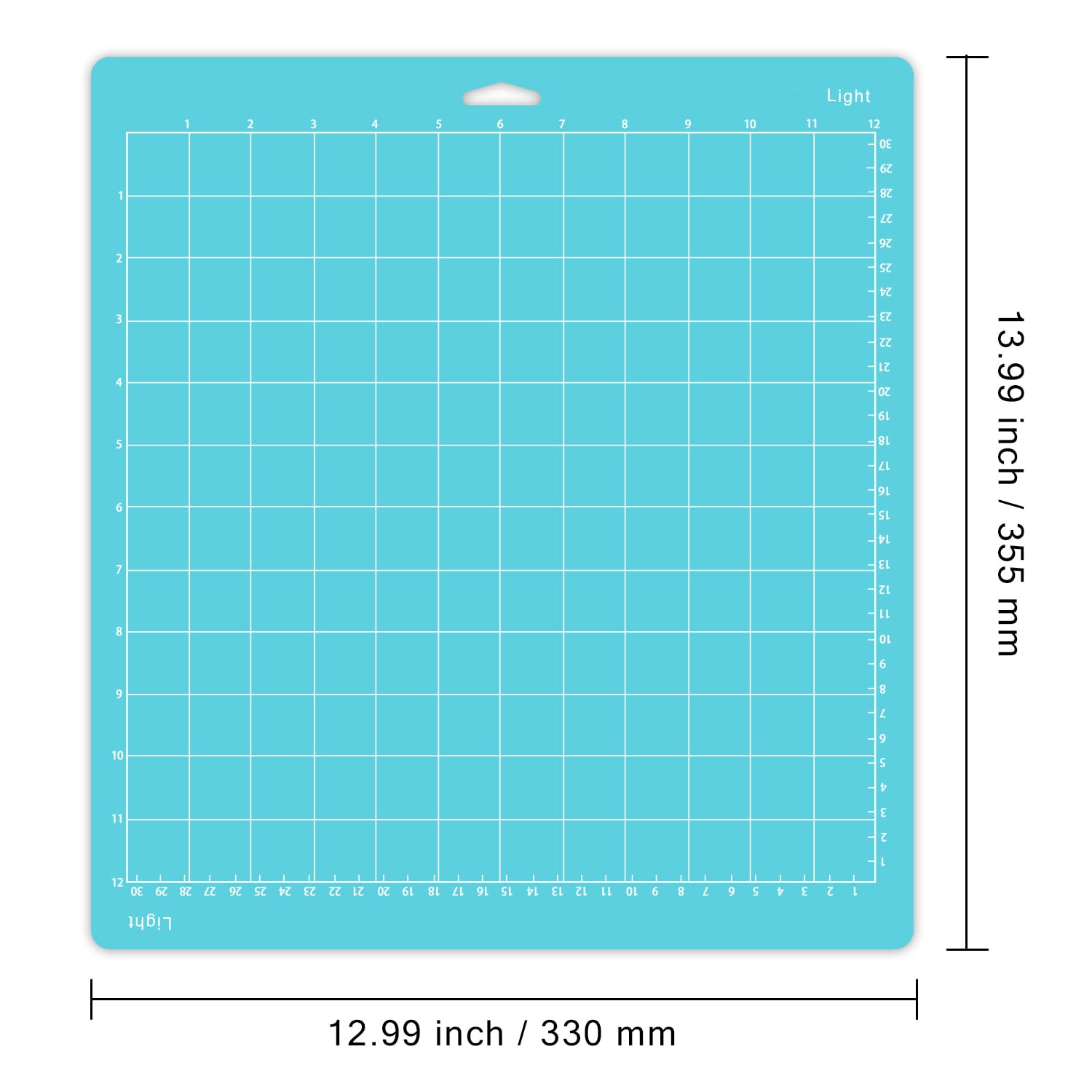 Self-Healing Cutting Mat for Cricut Explore Air 2/Maker/Maker 3 - 12x12 Inch Adhesive Sticky Light Cutting Mats (3-Pack, Blue) - Perfect for Vinyl Cutting, Paper Crafting, and DIY Projects