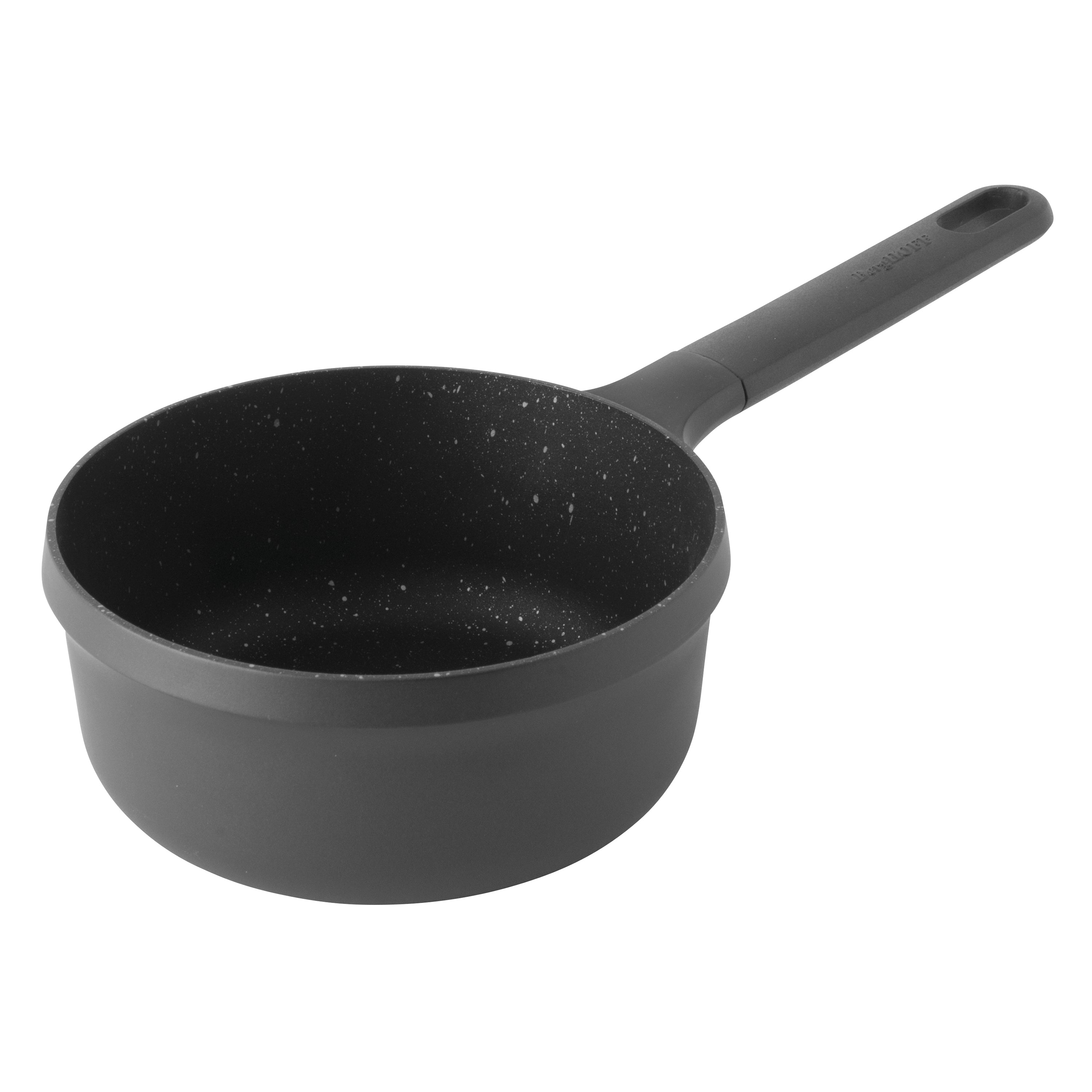 BergHOFF GEM 5-Piece Cast Aluminum Non-Stick Cookware Set - Perfect for Beginners, Small Kitchens & Everyday Cooking | Durable Starter Pots and Pans Set for Frying, Sauteing & Simmering