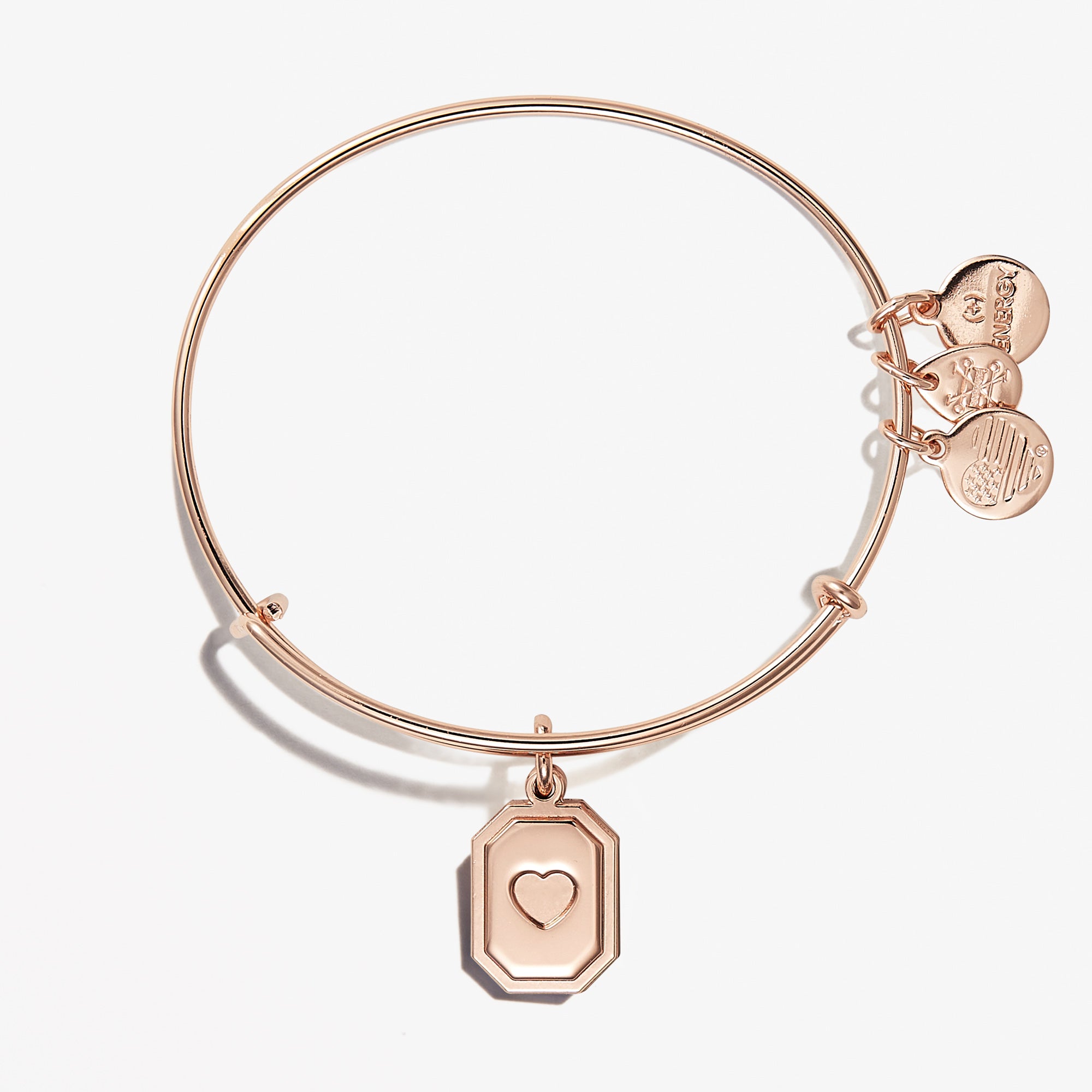 Heart Slider Charm Bangle Bracelet for Women - Adjustable Cute Love Heart Jewelry Gift for Girlfriend, Valentine's Day, Anniversary - Perfect for Date Night, Party & Everyday Wear