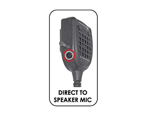 2.5mm Radio Earpiece - EP2BCLS Listen Only Headset with Large Speaker & Ear Hook | Compatible with Shoulder Speaker Microphones | Secure & Private Communication for Security, Retail & Event Staff