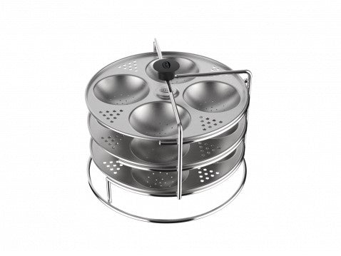 Premium 5.6L Ultra Idli Steamer - Stainless Steel Indian Rice Cake Maker for Healthy Breakfast | Perfect for Home Cooking, Restaurants & South Asian Cuisine Lovers