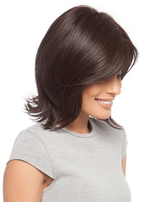 Elizabeth HF Synthetic Lace Front Wig with Mono Top - Natural Looking Human Hair Replacement for Daily Wear, Cosplay & Special Occasions