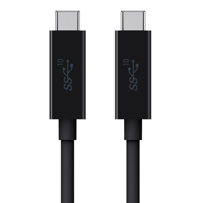 Belkin USB C to USB C Cable 1M (3.3ft) SuperSpeed 3.1 Gen 2 - 10Gbps Data Transfer & Fast Charging - Black - Perfect for MacBook, iPad Pro, Galaxy S23 & More