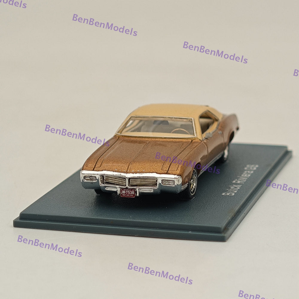 1/87 NEO SCALE MODELS Buick Riviera GS Resin Car Limited Edition Gold - Perfect for Collectors, Model Car Displays & Vintage Car Enthusiasts