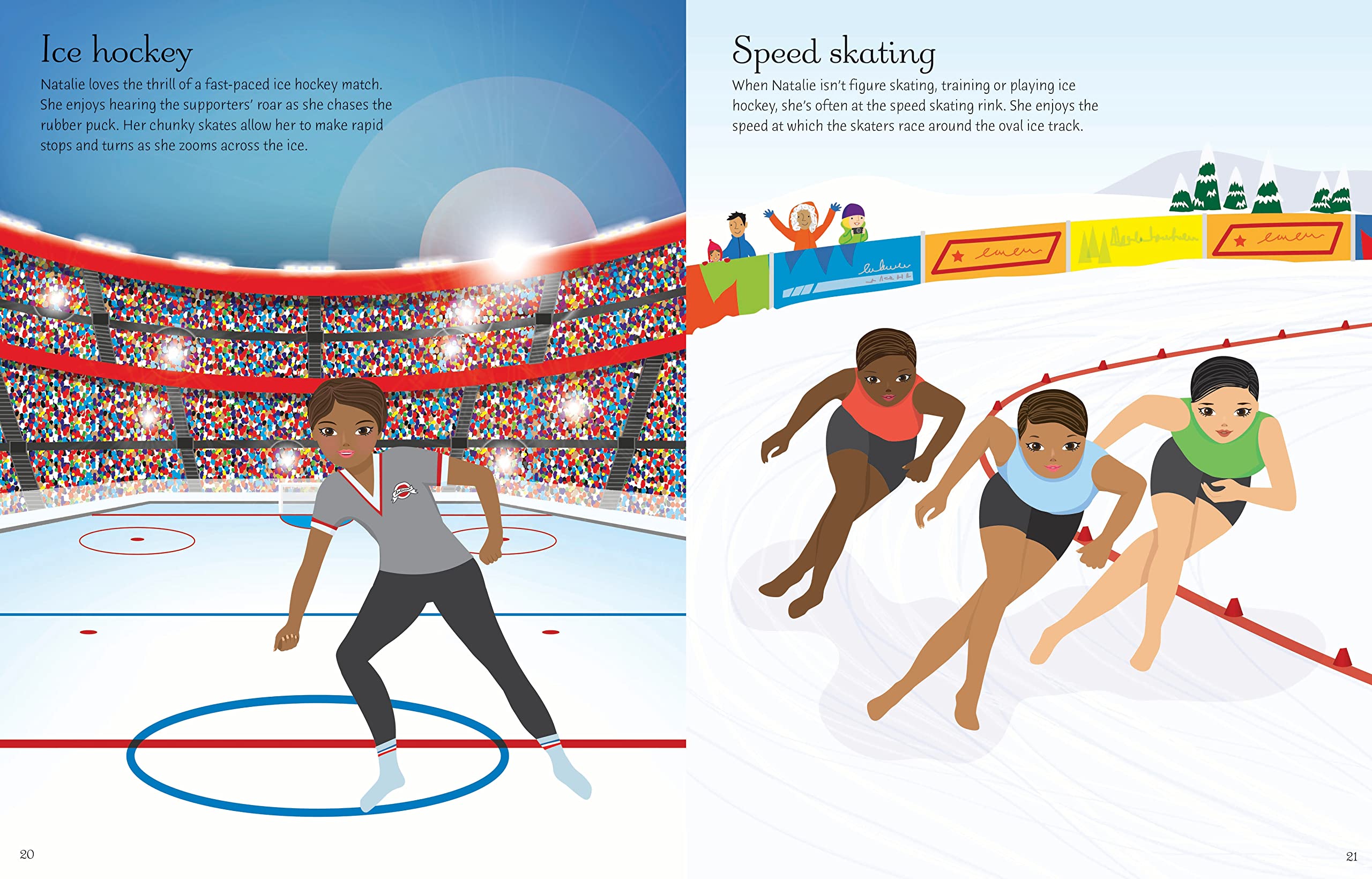 Sticker Dolly Dressing Ice Skaters - Fashion Sticker Activity Book for Kids | Perfect for Winter Crafts, Party Favors & Creative Play