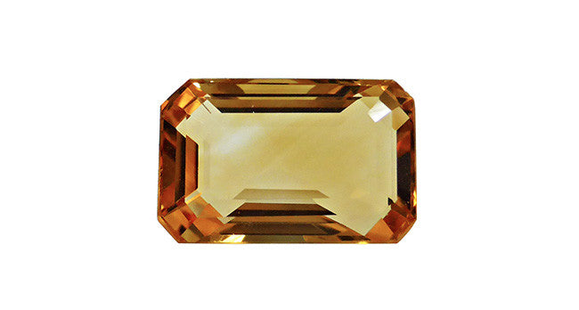 4.19ct Natural Citrine Octagon Cut Gemstone for Jewelry Making - Perfect for Rings, Necklaces & Earrings