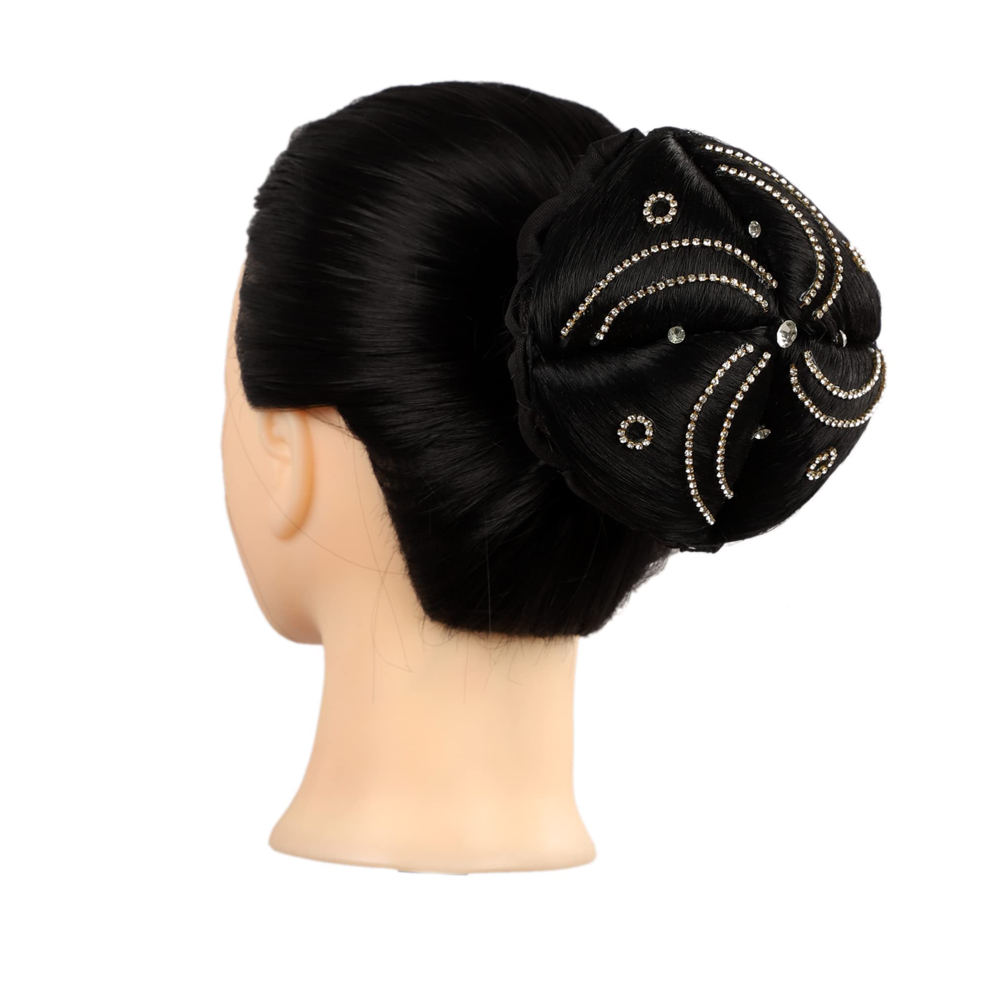 Juda Hair Bun for Women - Black Hair Styling Accessories for Daily & Formal Looks