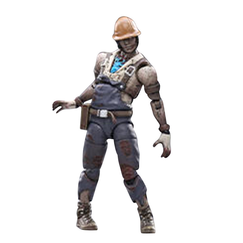 1/18 JOYTOY 3.75 Inch Zombie Action Figure - Life After Infected Person Series - Post-Apocalyptic Collectible for Horror Fans & Diorama Scenes