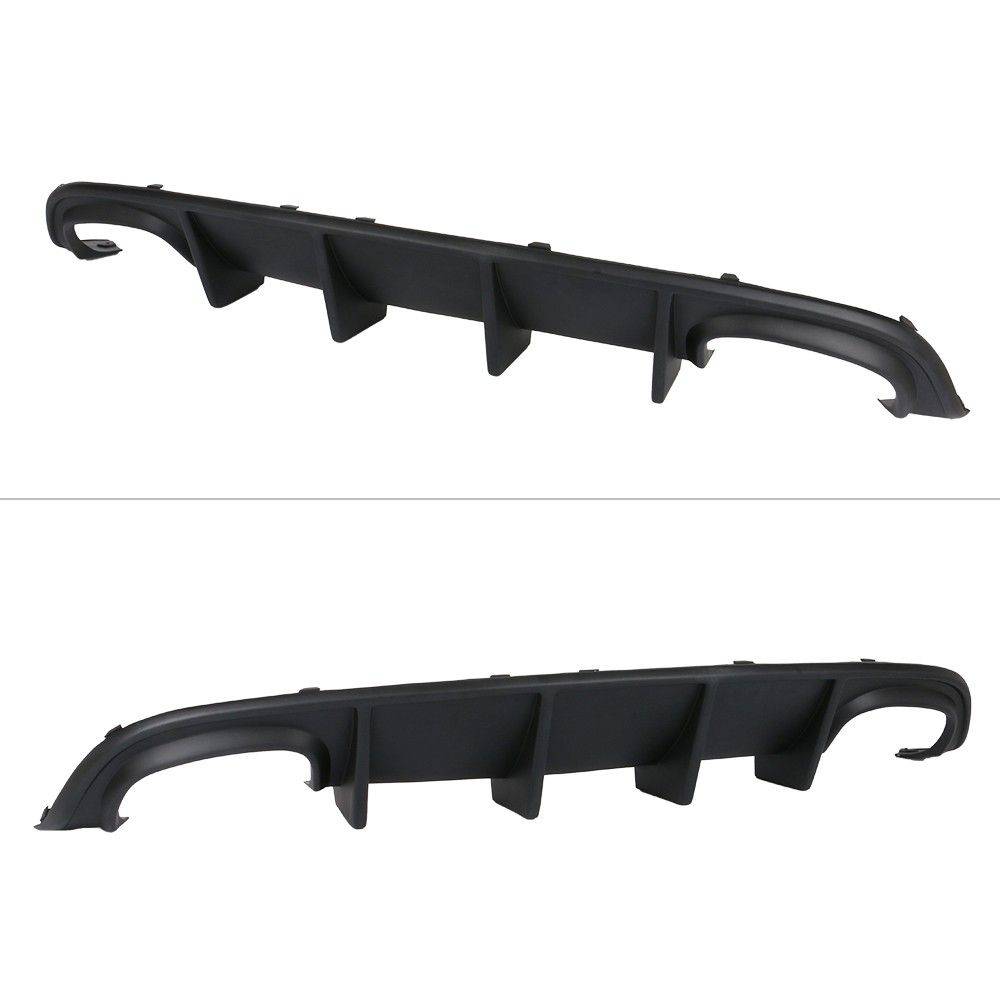 2015-2023 Dodge Charger Rear Diffuser Quad Exhaust SRT Unpainted PP - Performance Diffuser for Dodge Charger Models - Upgrade Your Car's Aerodynamics & Style for Street Racing & Show Cars