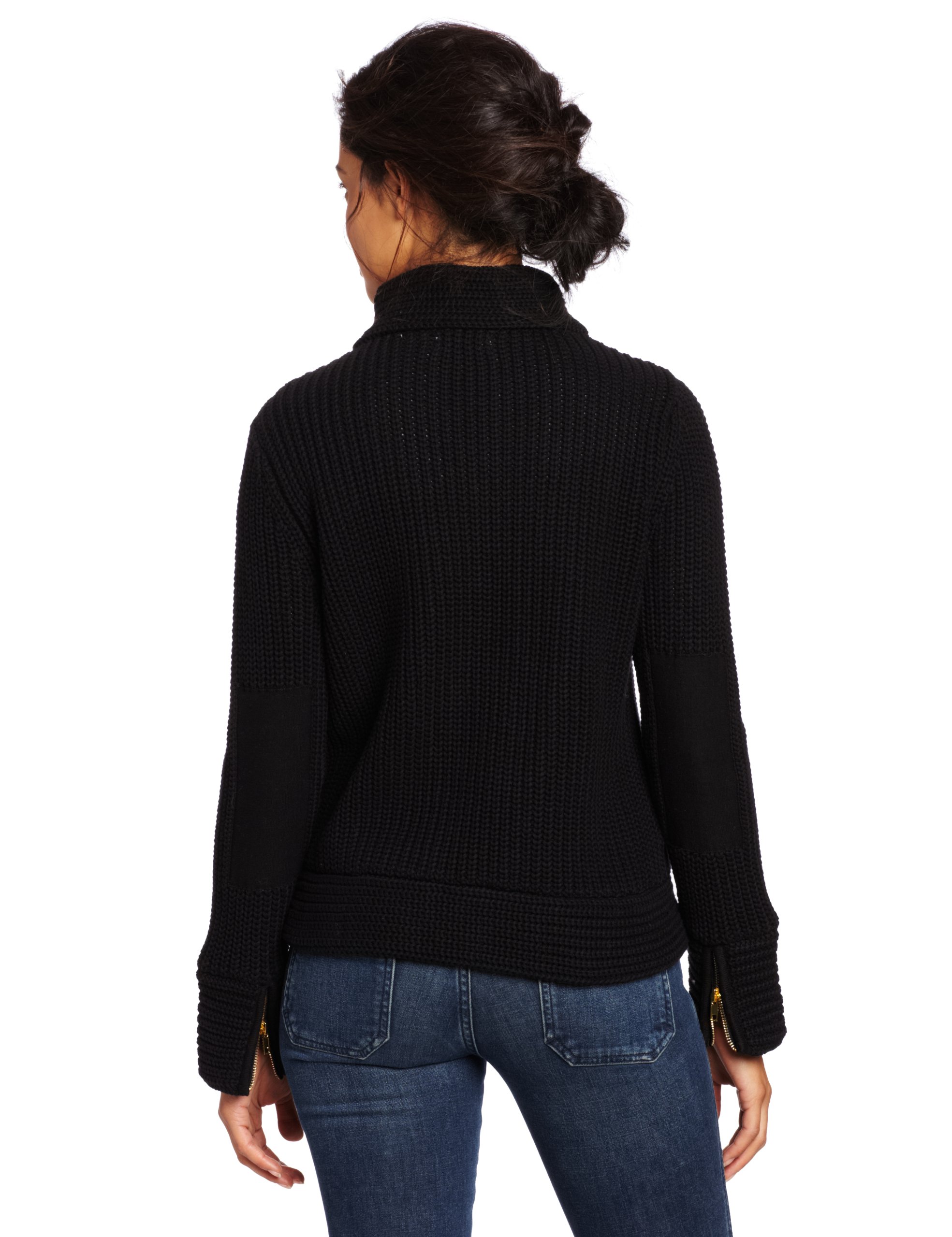 525 America Women's Cotton Shaker Moto Zip Jacket - Stylish Casual Outerwear for Fall & Winter | Perfect for Motorcycle Riding, Travel & Everyday Wear