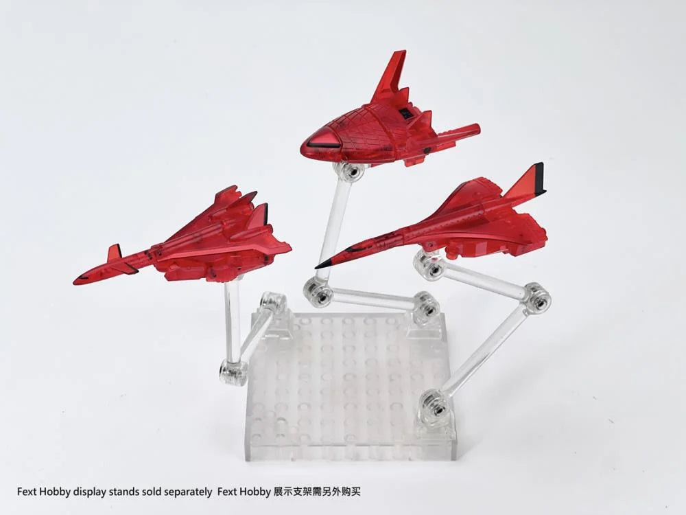 Fans Hobby Master Builder MB-26A The Red Saber Team Action Figure Set - Collectible Robot Model Toy for Display & Play - Perfect for Gifts, Anime Fans & Collectors