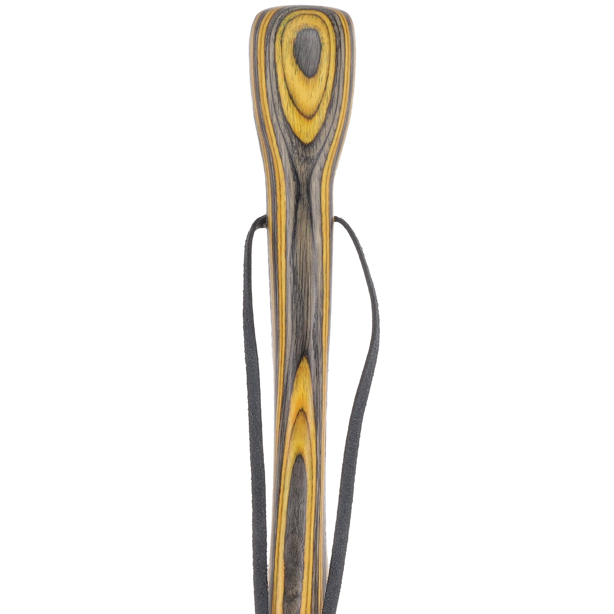 Premium USA Made Black & Yellow Colortone Marching Band Staff - Solid Maple Wood with Compass - Perfect for Drum Majors, Parade Leaders & Marching Band Performances