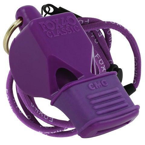 Fox 40 Classic CMG Whistle with Lanyard - Loud Referee Sports Whistle for Soccer, Football, Coaching, Lifeguards & Emergency Situations