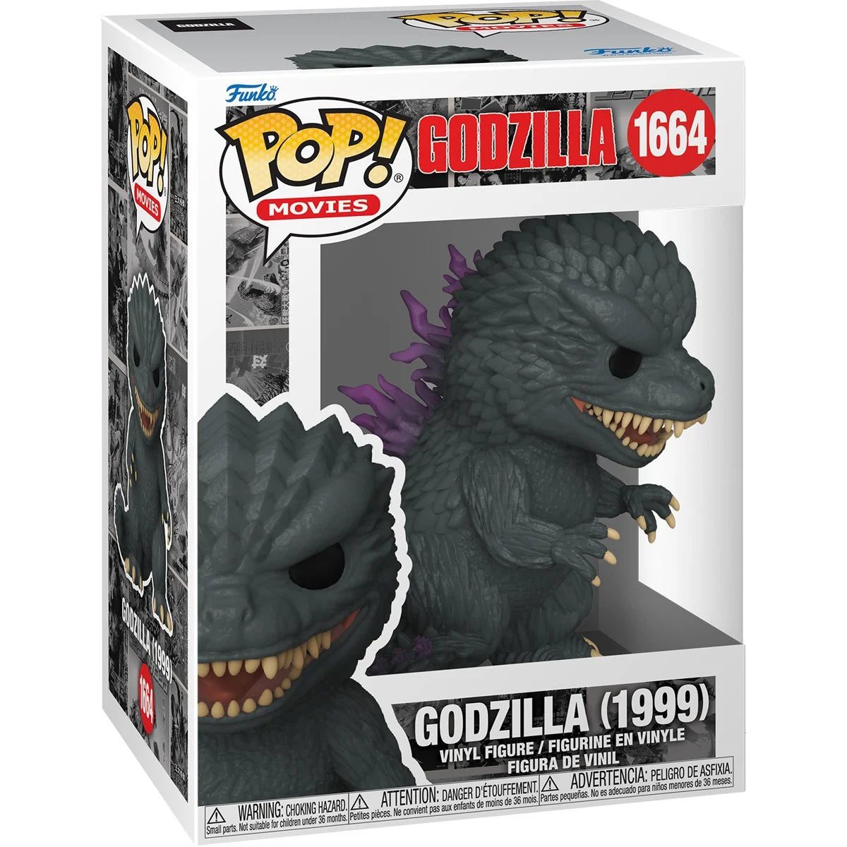 Godzilla 70th Anniversary Funko Pop! Vinyl Figure #1664 - 1999 Movie Edition - Collectible Toy for Fans & Gift Idea - Perfect for Display, Collections, and Pop Culture Enthusiasts