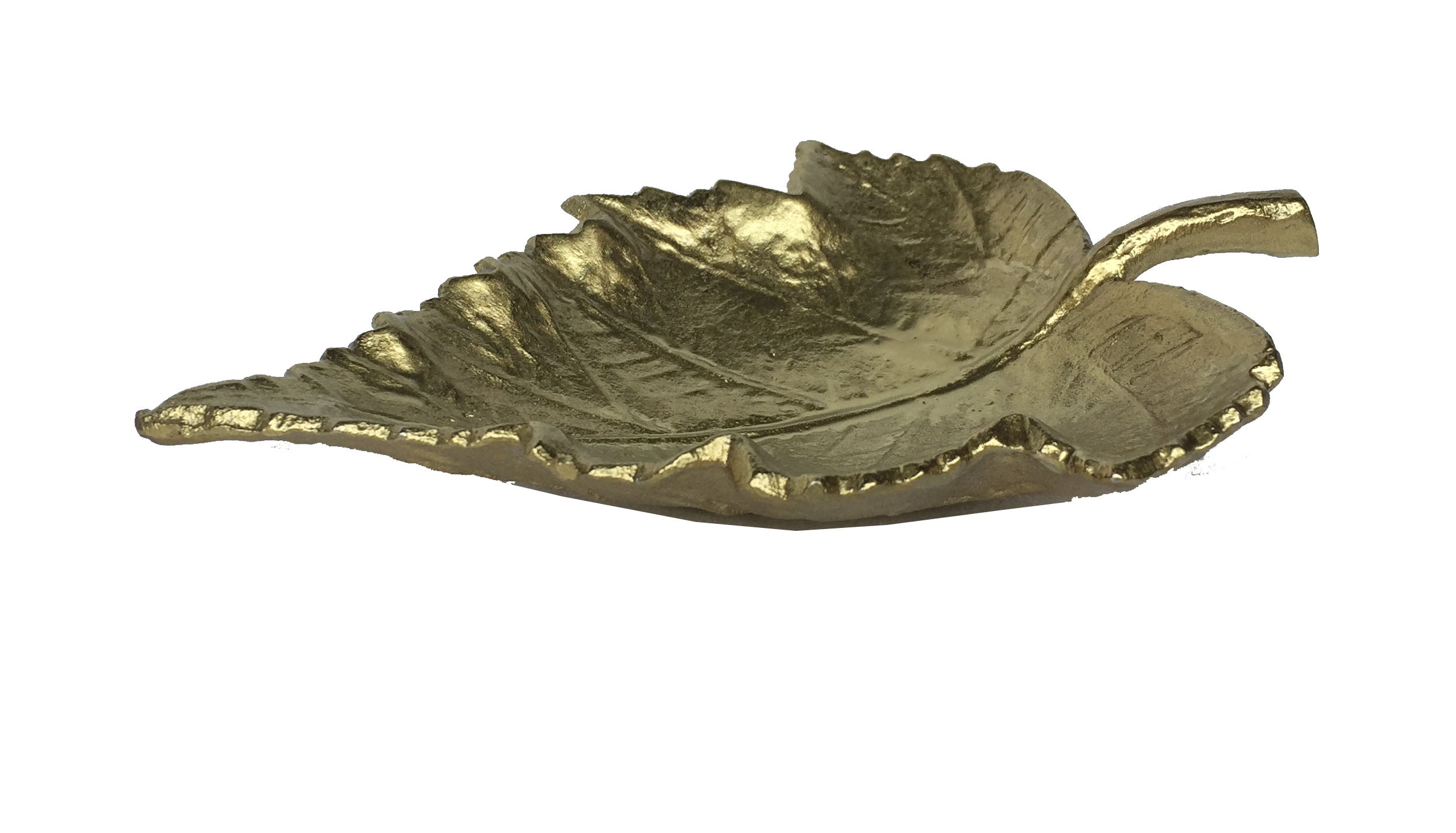Keith Craftsmen Gold Cast Aluminum Leaf - Elegant Home Decor for Wall Art, Table Centerpieces & Wedding Decorations | Perfect for Living Room, Bedroom & Event Styling
