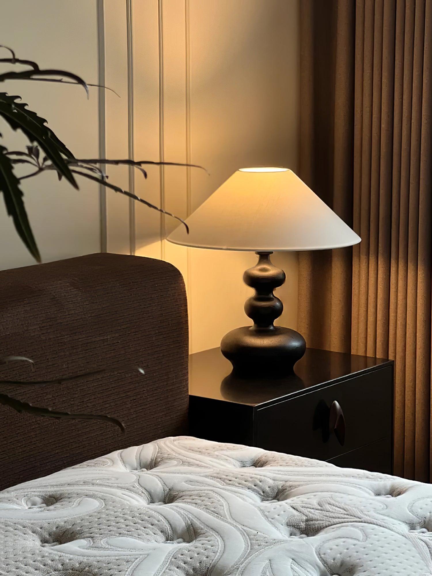 Creative Gourd Table Lamp - Handmade Natural Decorative Lighting for Living Room, Bedroom & Office - Perfect for Cozy Home Decor & Ambient Lighting