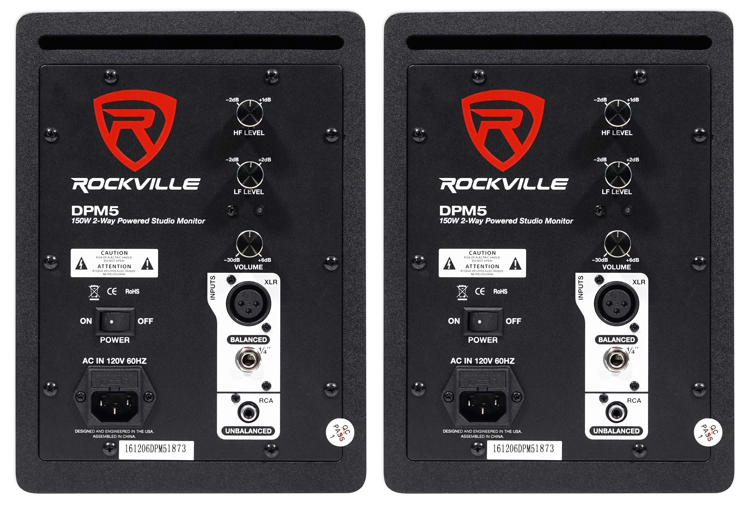 Rockville DPM5C Dual Powered 5.25