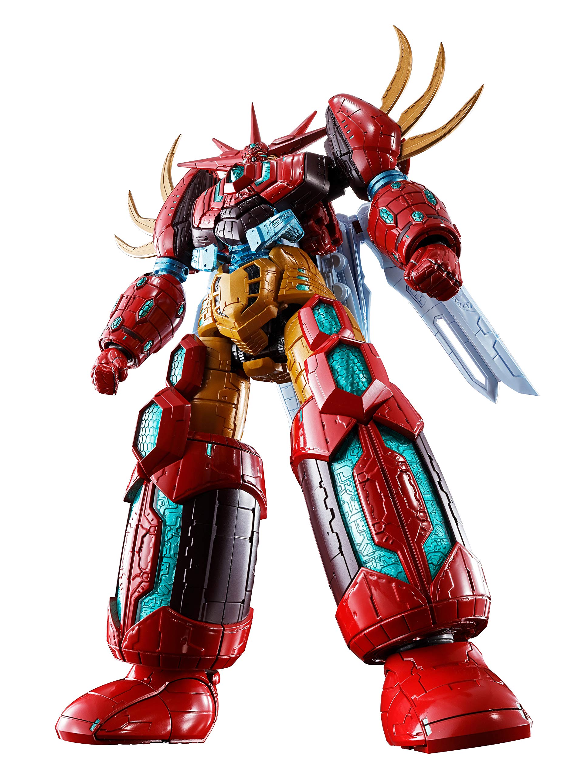 Bandai Soul of Chogokin GX-87 Getter Emperor True Getter Robo Manga Ver Action Figure - Tamashii Nations Collectible Robot Model for Anime Fans & Display