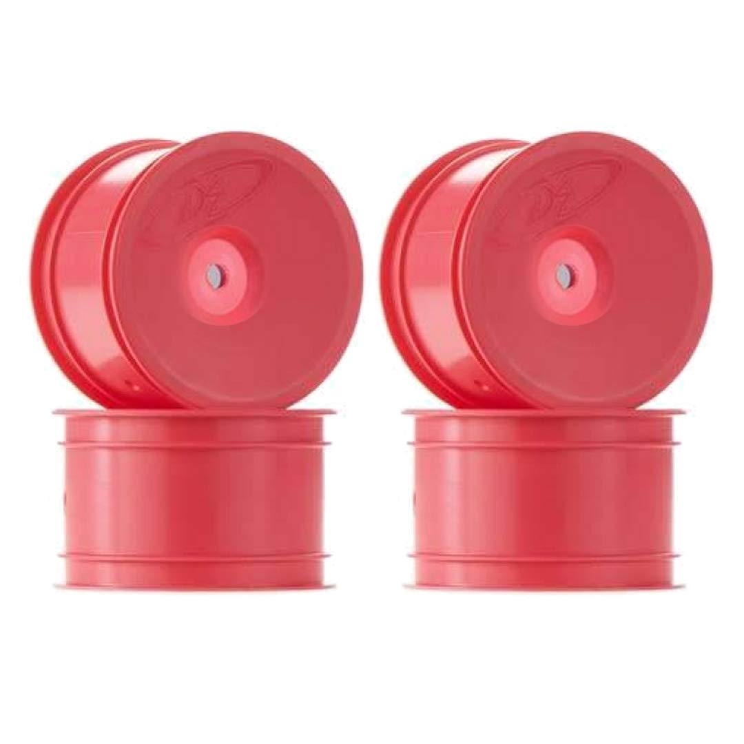 Speedline Buggy Wheels for Associated B6.1 & B64 | TLR 22 4.0-22-4 | Rear Pink RC Car Wheels (4 Pack) | Perfect for Off-Road Racing & RC Car Upgrades