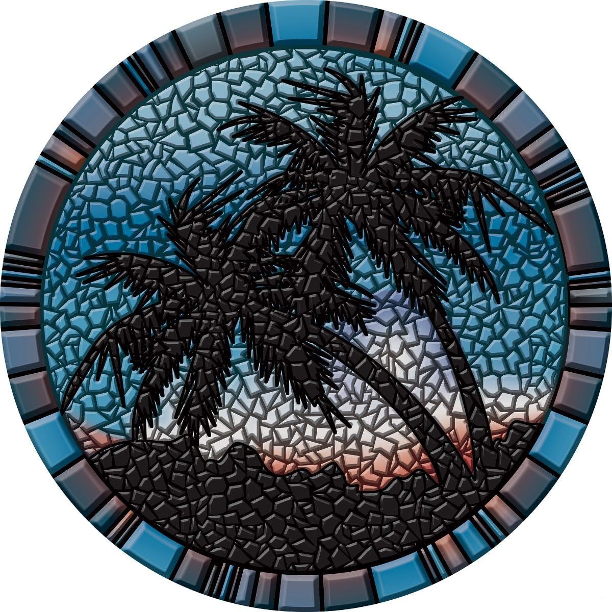 Decorative Pool Art - Poolmat - 50+ Unique Designs, Easy to Install & Remove for Swimming Pools, Backyard Decor, Summer Parties & Outdoor Events