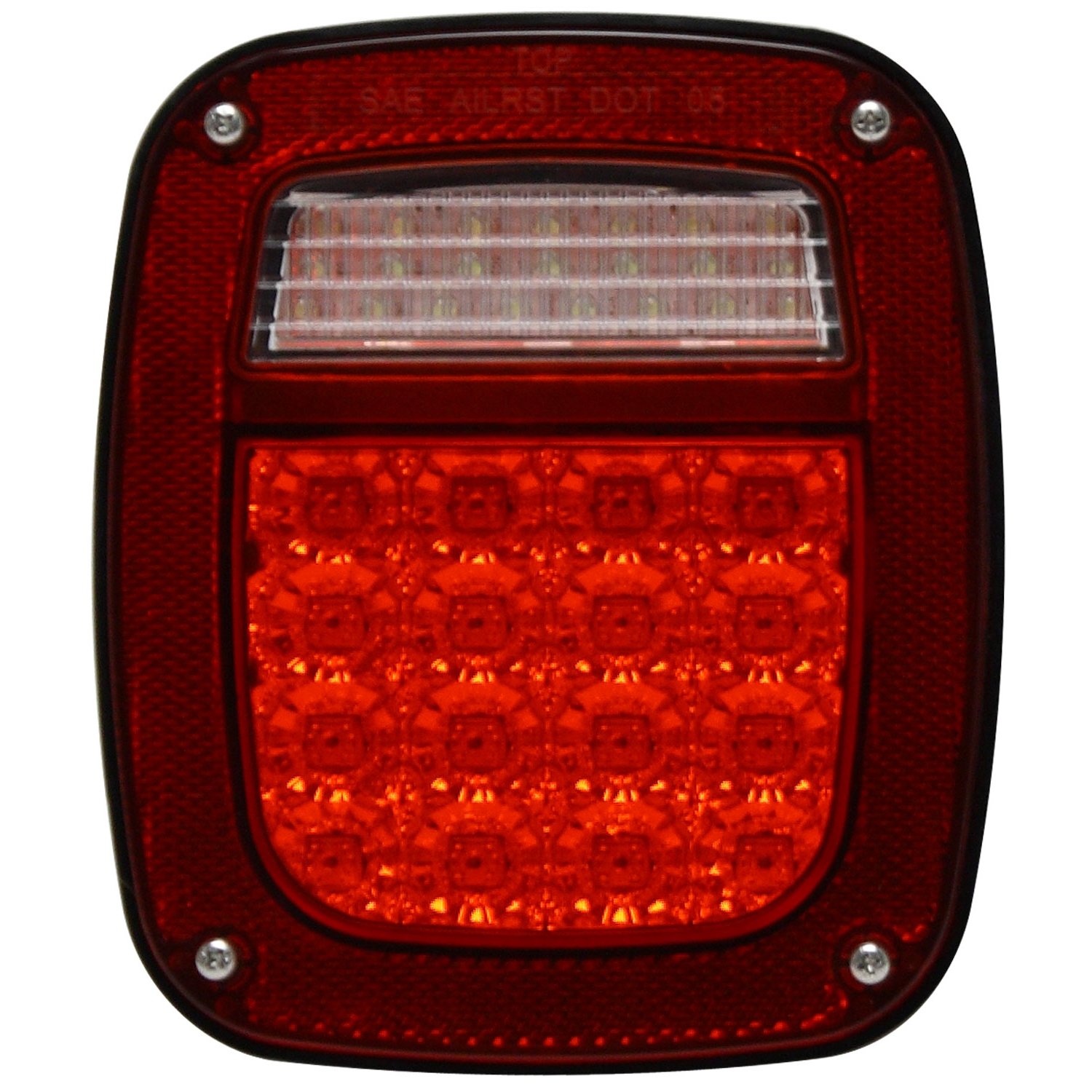 Pilot Automotive NV-001LQ Driver Side Tail Light Replacement for Jeep Wrangler TJ 1997-2006 | Left Rear Brake Lamp Assembly | Perfect for Off-Roading, Night Driving & Vehicle Safety Enhancement
