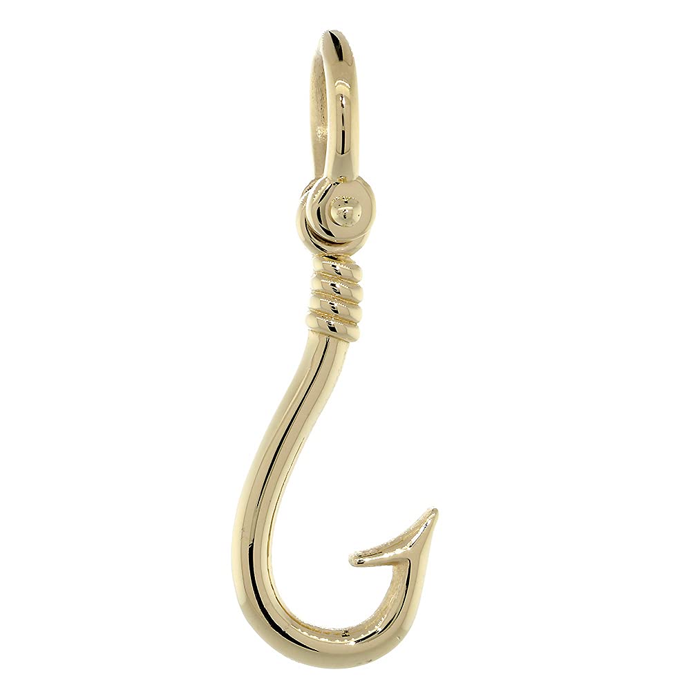 31mm Fisherman's Barbed Hook with Knot Fishing Charm - Durable Fishing Gear for Freshwater & Saltwater Angling