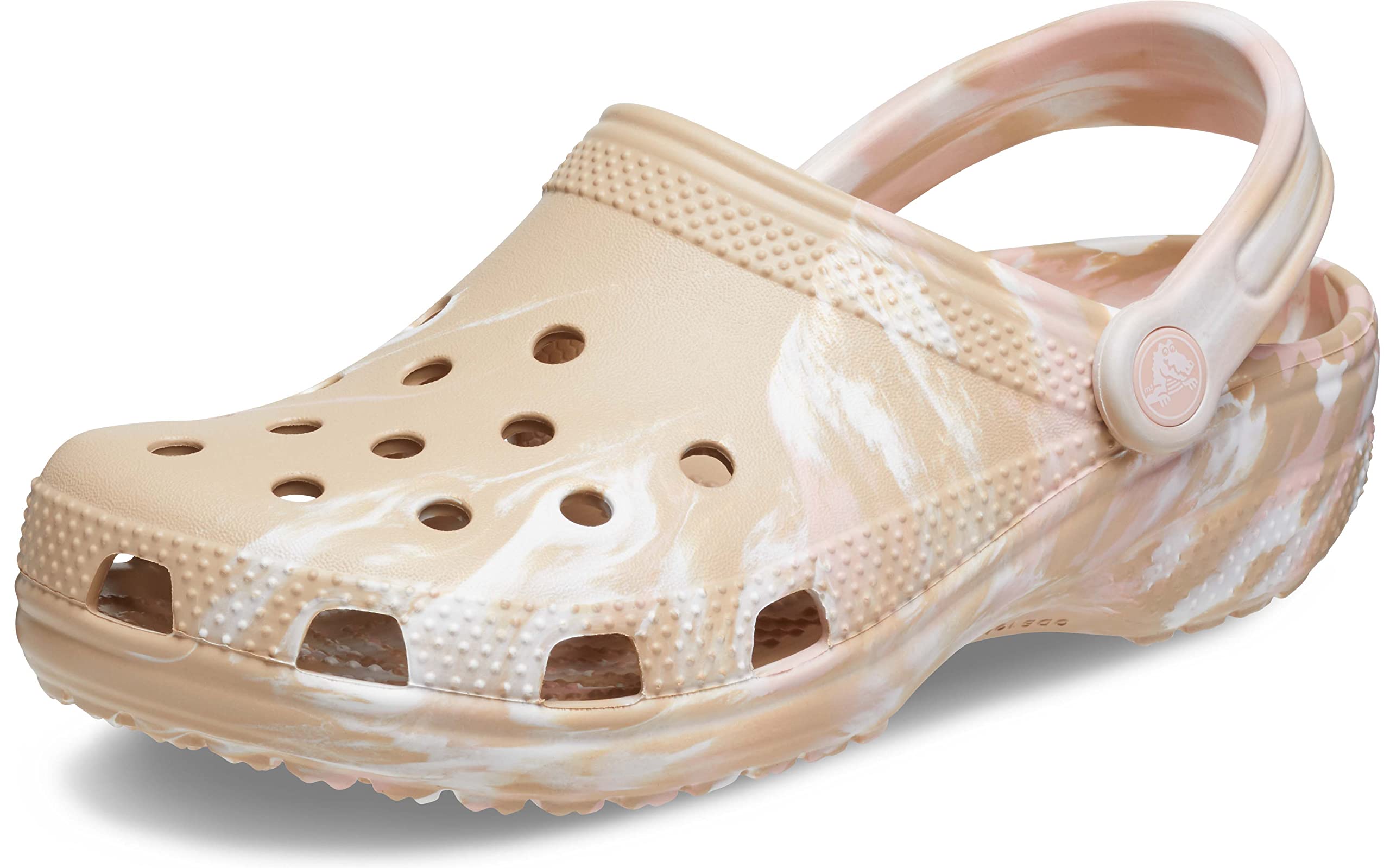 Crocs Unisex Classic Marbled Tie-Dye Clog | Comfortable Slip-On Shoes for Men & Women | Perfect for Beach, Pool, and Casual Wear