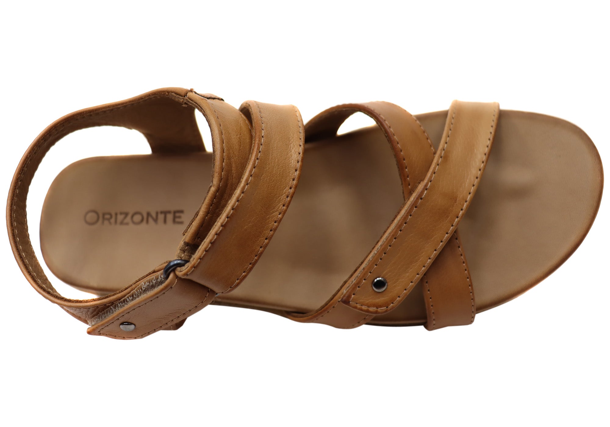 Orizonte Orbost Women's Comfortable European Leather Sandals - Stylish & Supportive for Walking, Travel & Summer Outfits