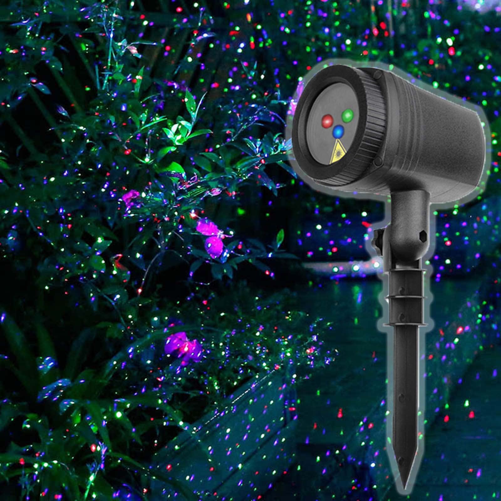 Outdoor Laser Christmas Lights - Waterproof RGB Projector with Moving Firefly Effect for Garden, Yard, and Holiday Decorations | Perfect for Christmas, Halloween, Parties & Outdoor Events