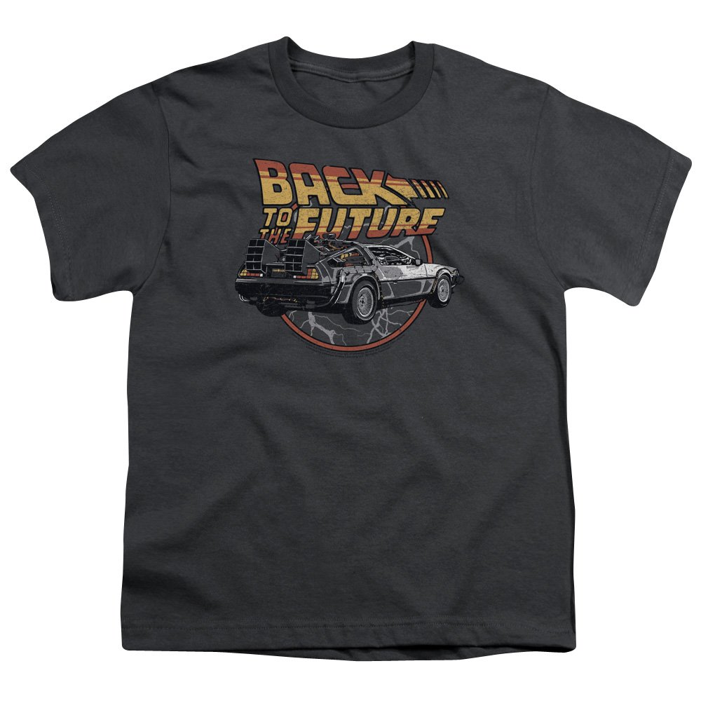 Back to The Future Time Machine Unisex Youth T-Shirt | Movie Fan Gift & Casual Wear for Kids & Teens
