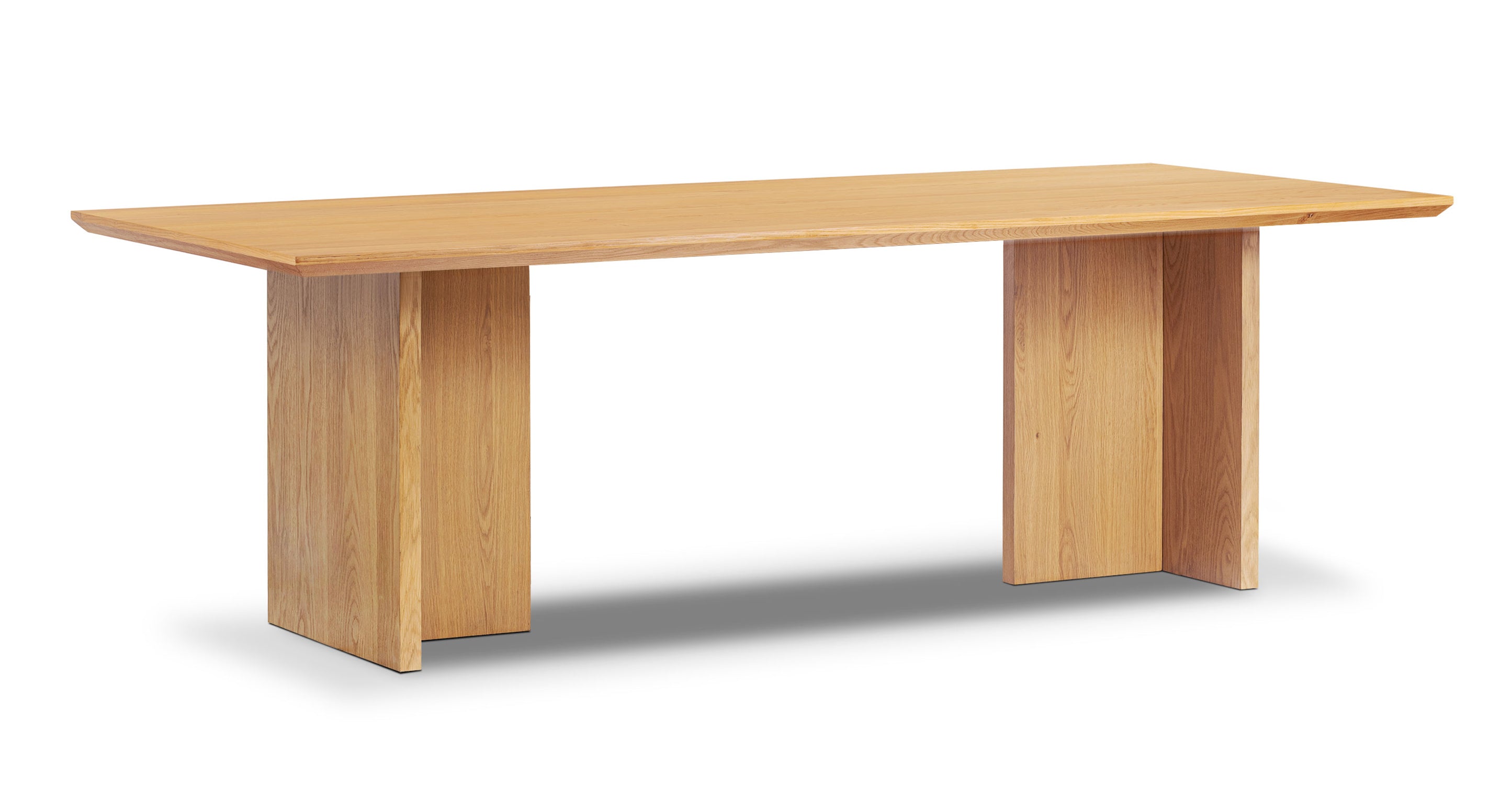 96 Inch Lisbon Dining Table - Modern Solid Wood Large Dining Room Table for 8-10 People - Perfect for Family Gatherings & Dinner Parties