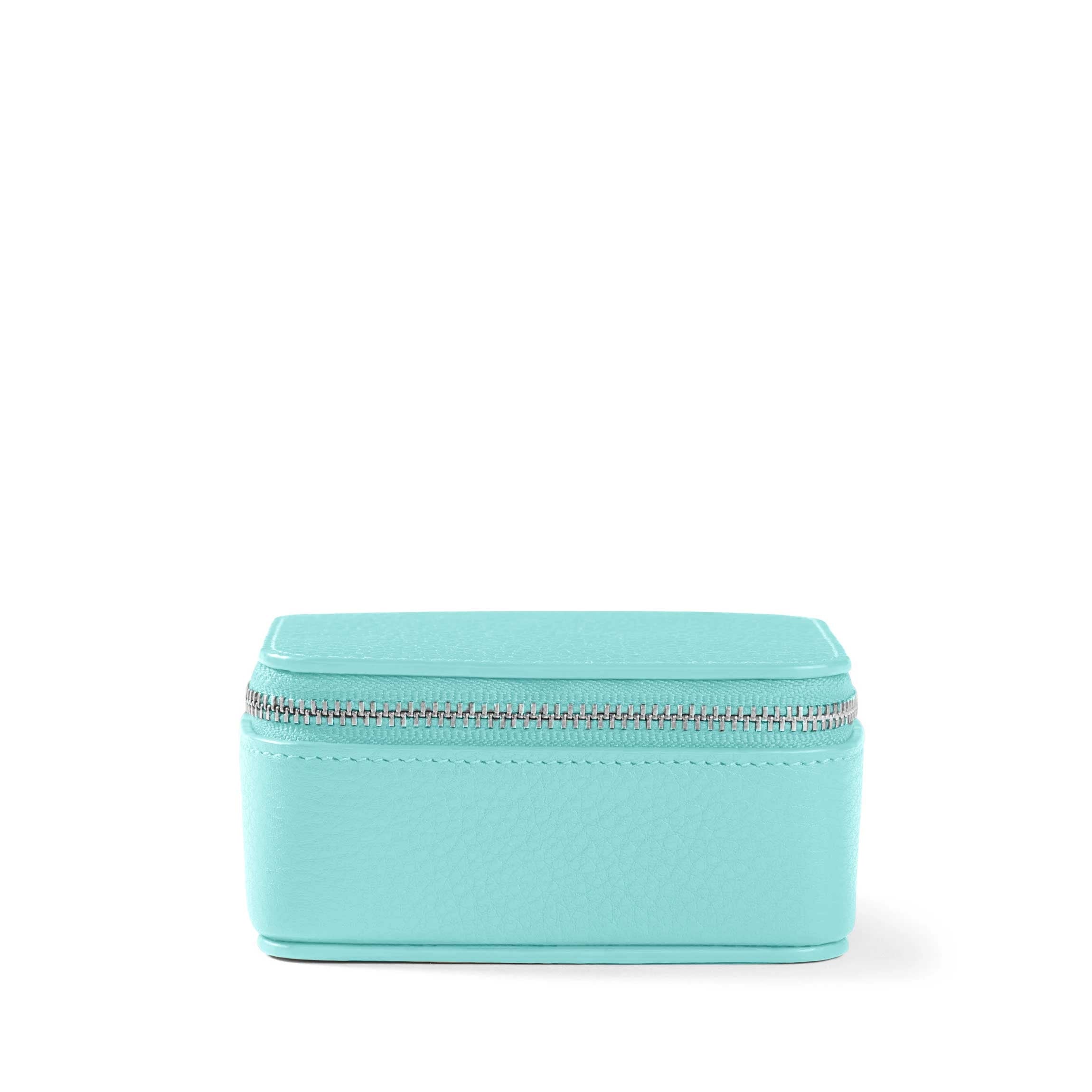 Celeste Small Jewelry Organizer Box - Compact Travel Jewelry Case for Earrings, Rings & Necklaces - Perfect for Home Storage, Vacation & Gift Giving