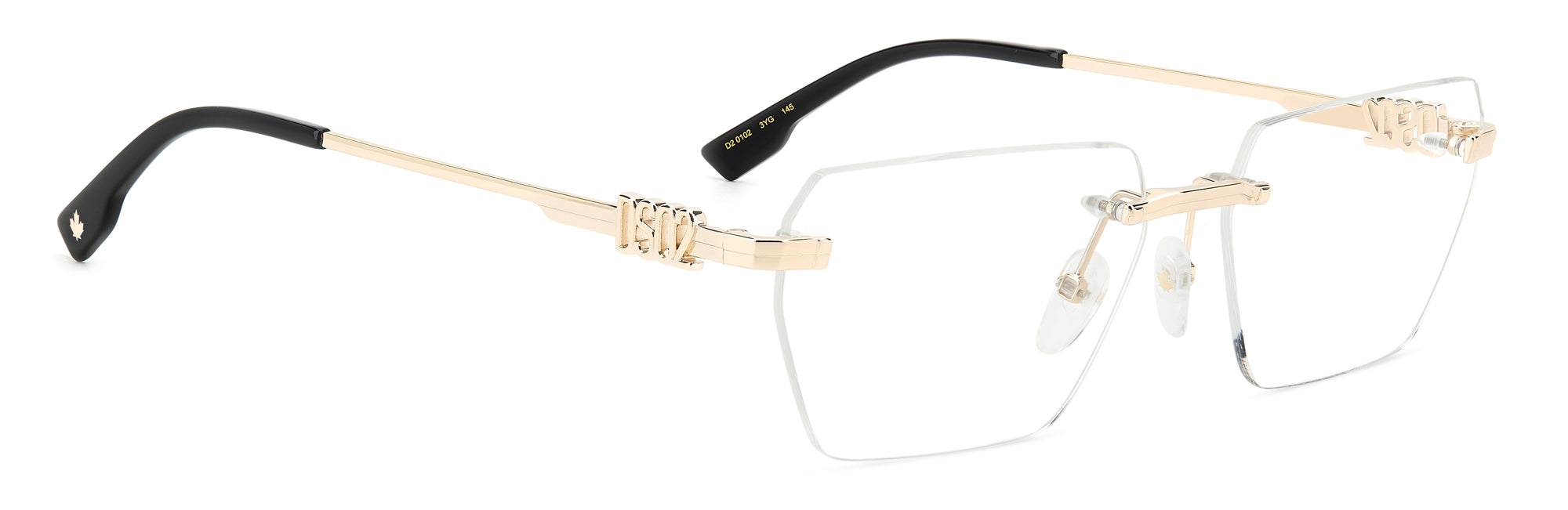 DSQUARED2 D2 0102 Sunglasses - Polarized UV Protection Aviator Style for Men & Women | Perfect for Driving, Beach & Outdoor Activities