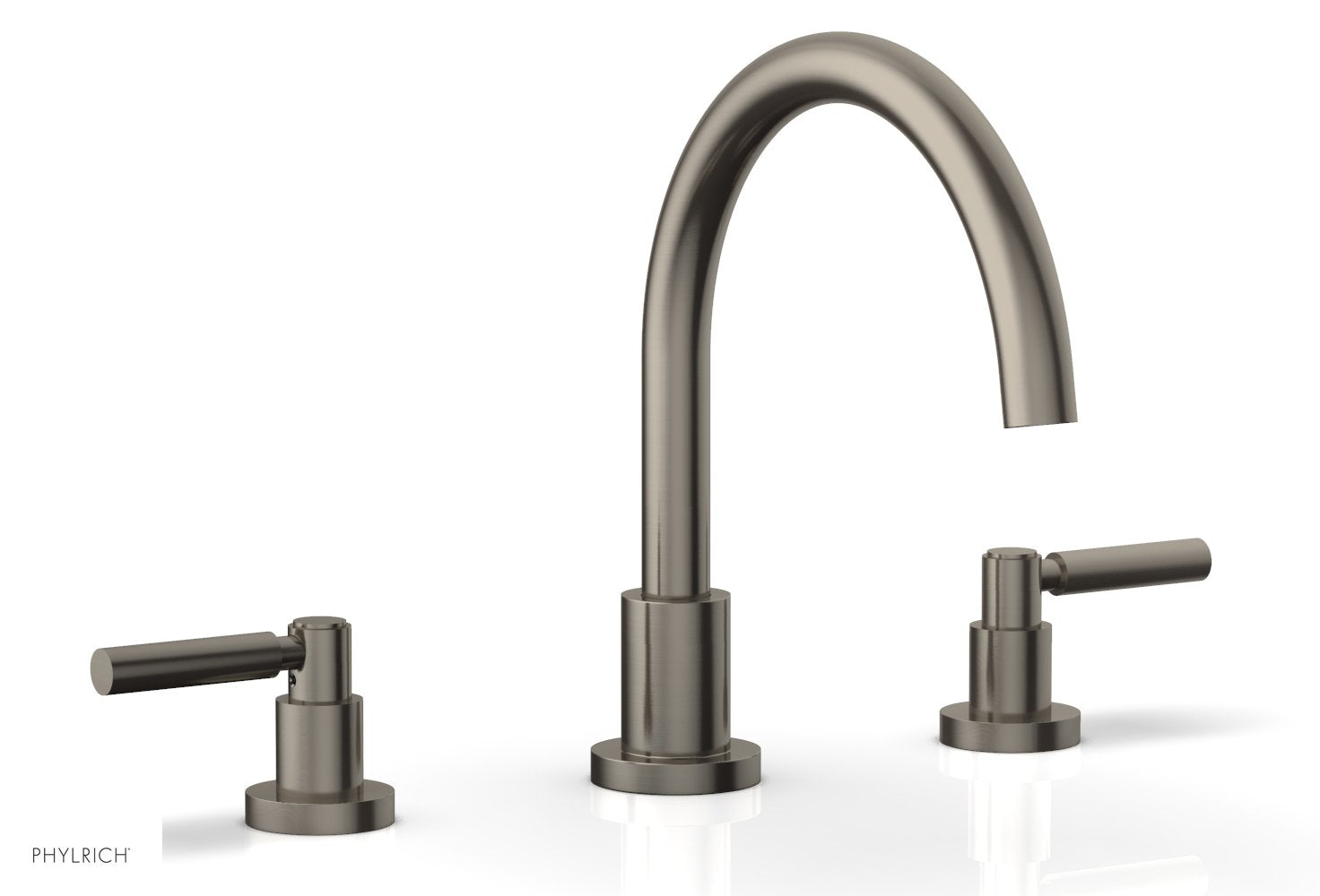 Premium Deck Tub Faucet Set with Lever Handles - D1130C Model - Perfect for Outdoor Showers, Pool Decks & Patio Installations