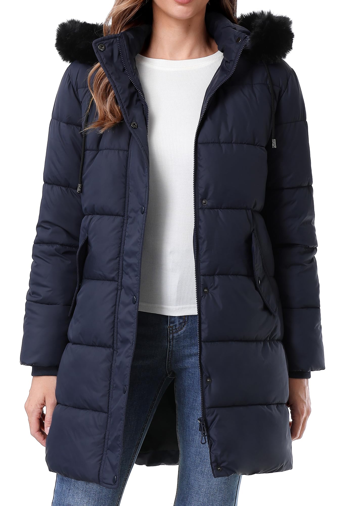 Women's Waterproof Winter Puffer Jacket - Thickened Long Down Coat for Extreme Cold Weather | Perfect for Snowboarding, Skiing & Outdoor Adventures
