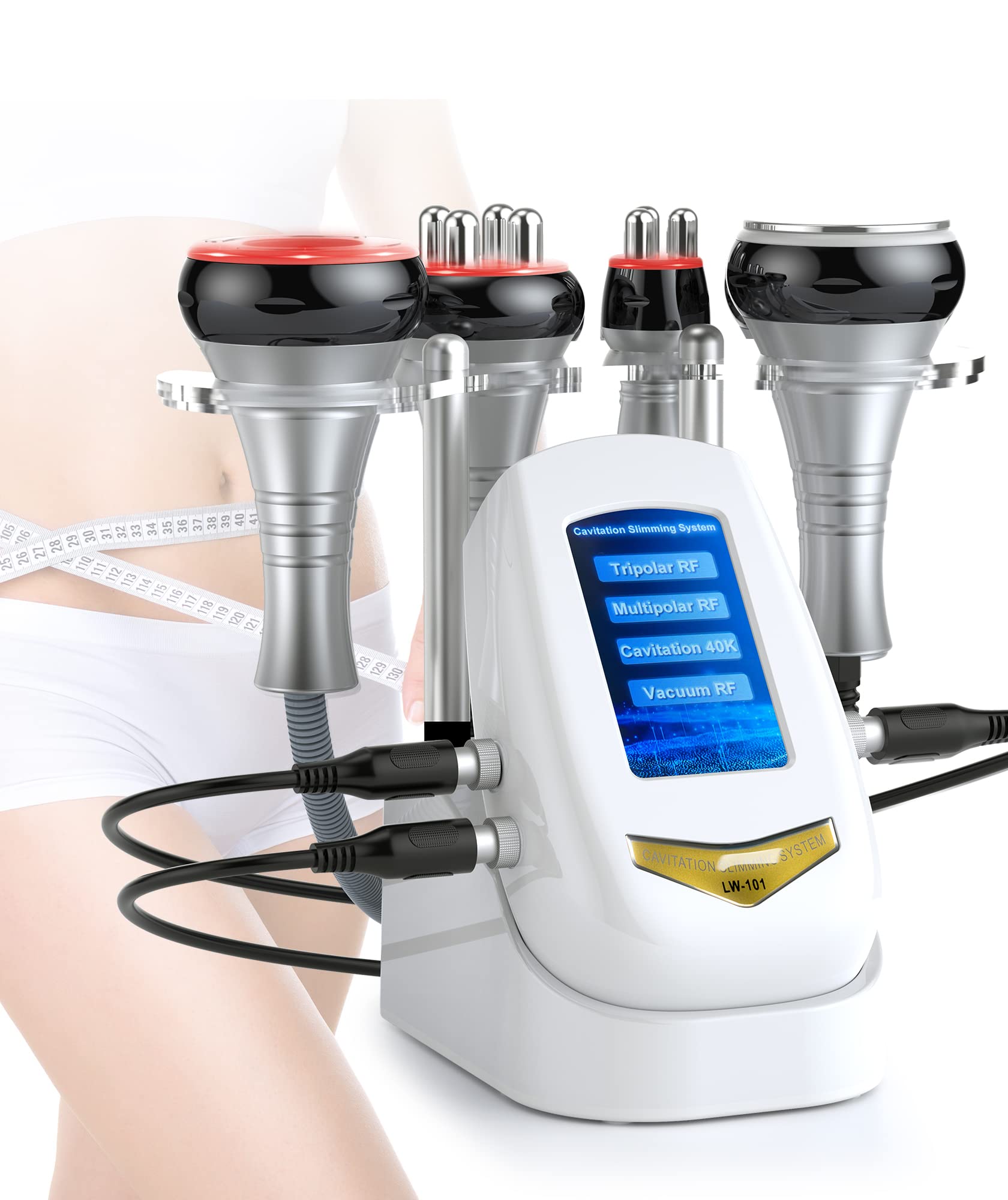 JNTING 4-in-1 Body Sculpting & Cavitation Machine - Professional Beauty Device for Skin Tightening, Fat Reduction, Cellulite Removal & Body Massage - Perfect for Home Spa & Salon Treatments (Facial & Body Care)