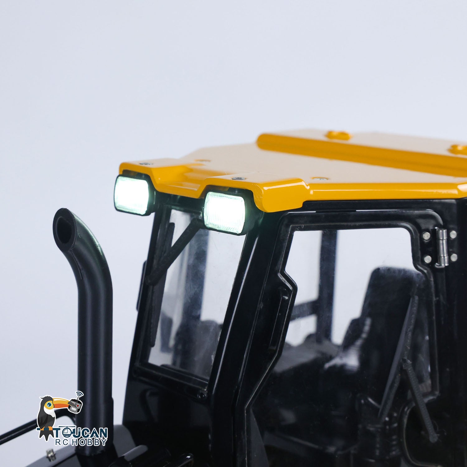 1/12 Scale RC Hydraulic Bulldozer D3 - Metal Remote Control Construction Vehicle with 4CH Valve, LED Lights & Sound Effects | Flysky ST8 Radio | Engineering Toy for Adults & Kids | Perfect for Construction Site Play, STEM Learning & Collector's Display