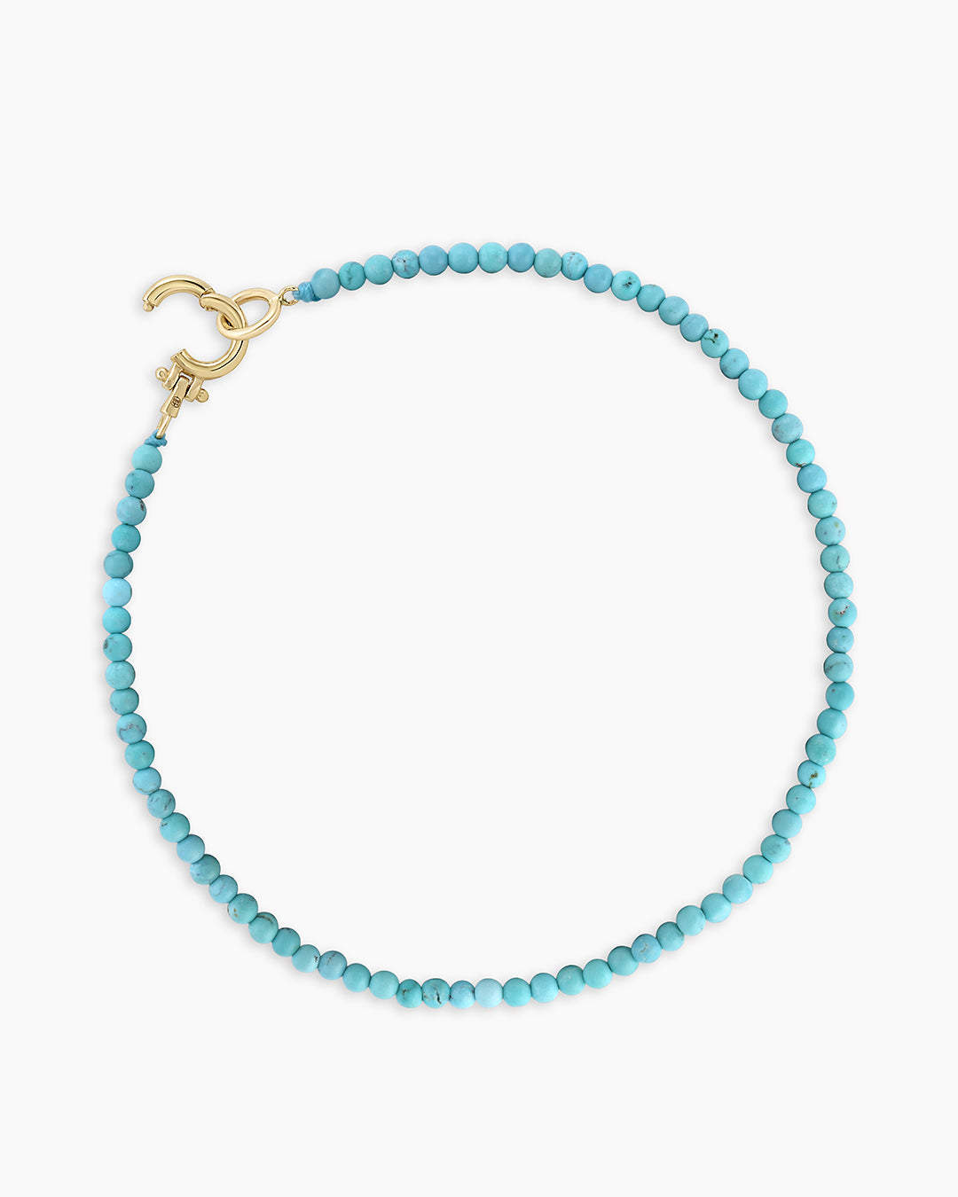 14k Gold Mini Turquoise Bracelet for Women - Dainty Adjustable Stackable Bracelet - Perfect for Everyday Wear, Gifts & Boho Style
