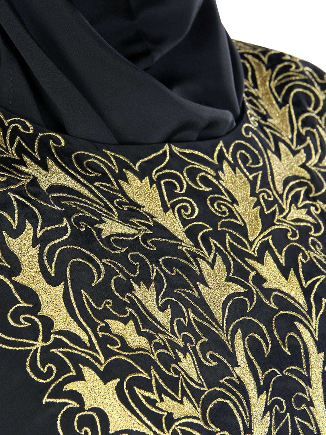 Elegant Iffah Kaftan Dress for Women - Flowy Long Sleeve Maxi Dress with Embroidery - Perfect for Beach, Vacation, and Summer Outfits