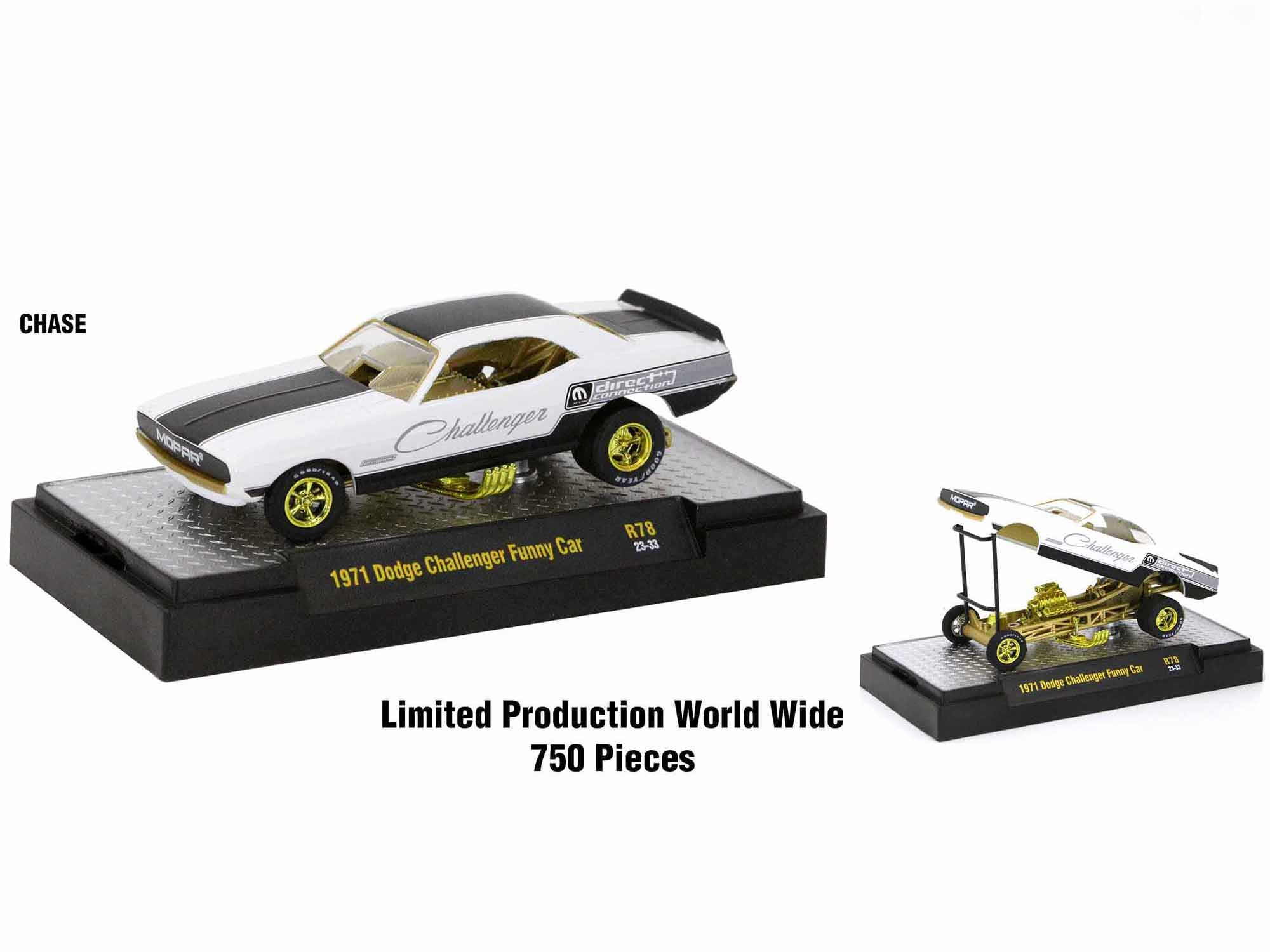 M2 Machines 1/64 Scale Diecast Model Cars - Auto Thentics 6-Piece Limited Edition Set (Release 78) in Display Cases - Collectible Miniature Vehicles for Car Enthusiasts & Display Shelves