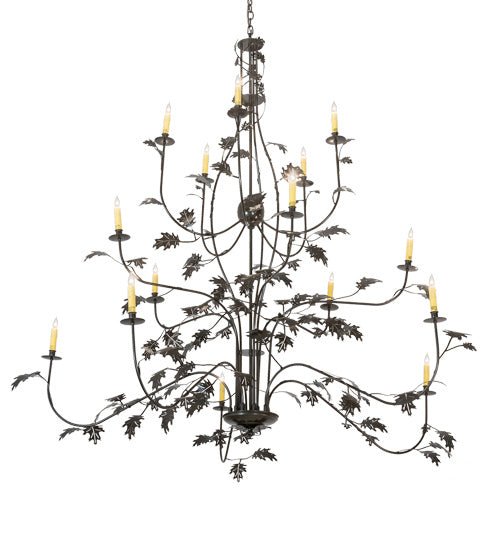 15-Light Crystal Chandelier for Dining Room - Modern Ceiling Light Fixture with LED Bulbs for Home Decor, Wedding & Restaurant Lighting